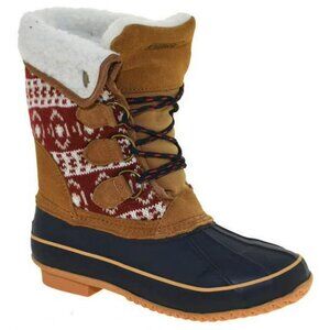 Khombu Women's 10 Maya Insulated Sweater Waterproof Winter Snow Boots